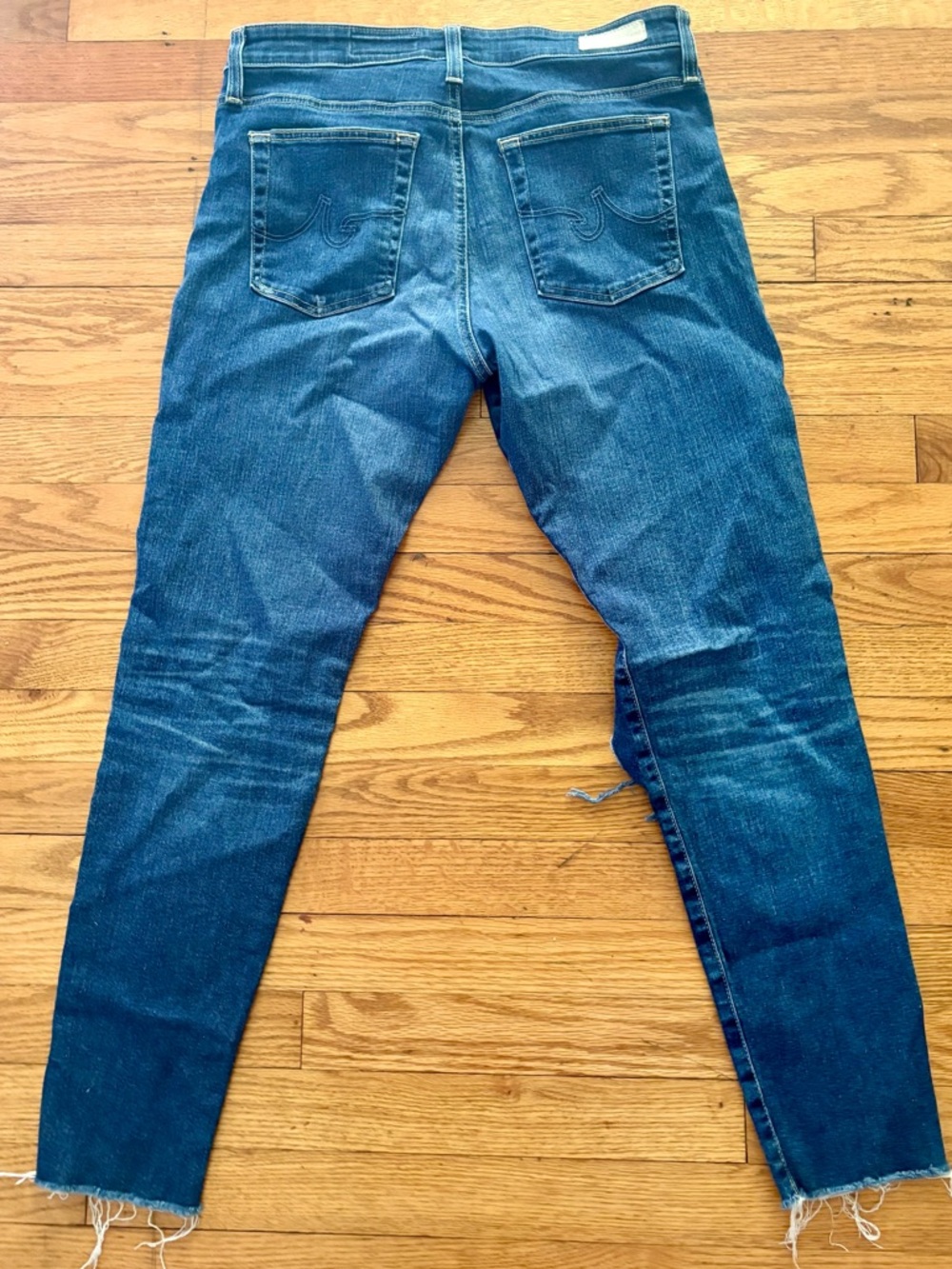 AG Adriano Goldschmied Dark Blue Skinny Jeans - Picture 5 of 5
